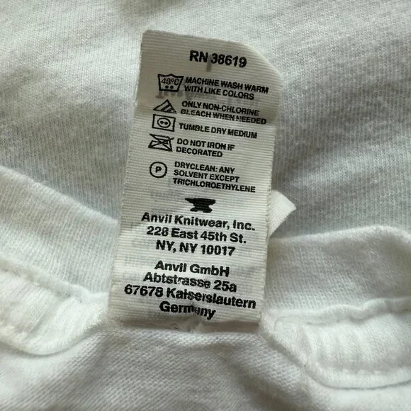 Y2K Kurt Cobain Sleeveless Graphic T-Shirt Stencil White and Gray Grunge Size L - Picture 8 of 8